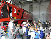 Lastwagen der Flughafenfeuerwehr