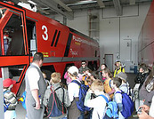 Lastwagen der Flughafenfeuerwehr