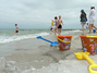 Im Sand Spielen und Spaß haben, dass gefiel uns sehr. Und zur Abkühlung ging es immer mal in die Kühle Ostsee hinein.