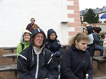 Die gute Stimmung konnte nicht mal Petrus vermiesen, der die Ausfahrt am Samstag feucht untermalte.